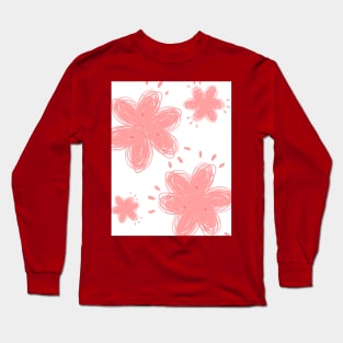 Pink flowers Long Sleeve T-Shirt